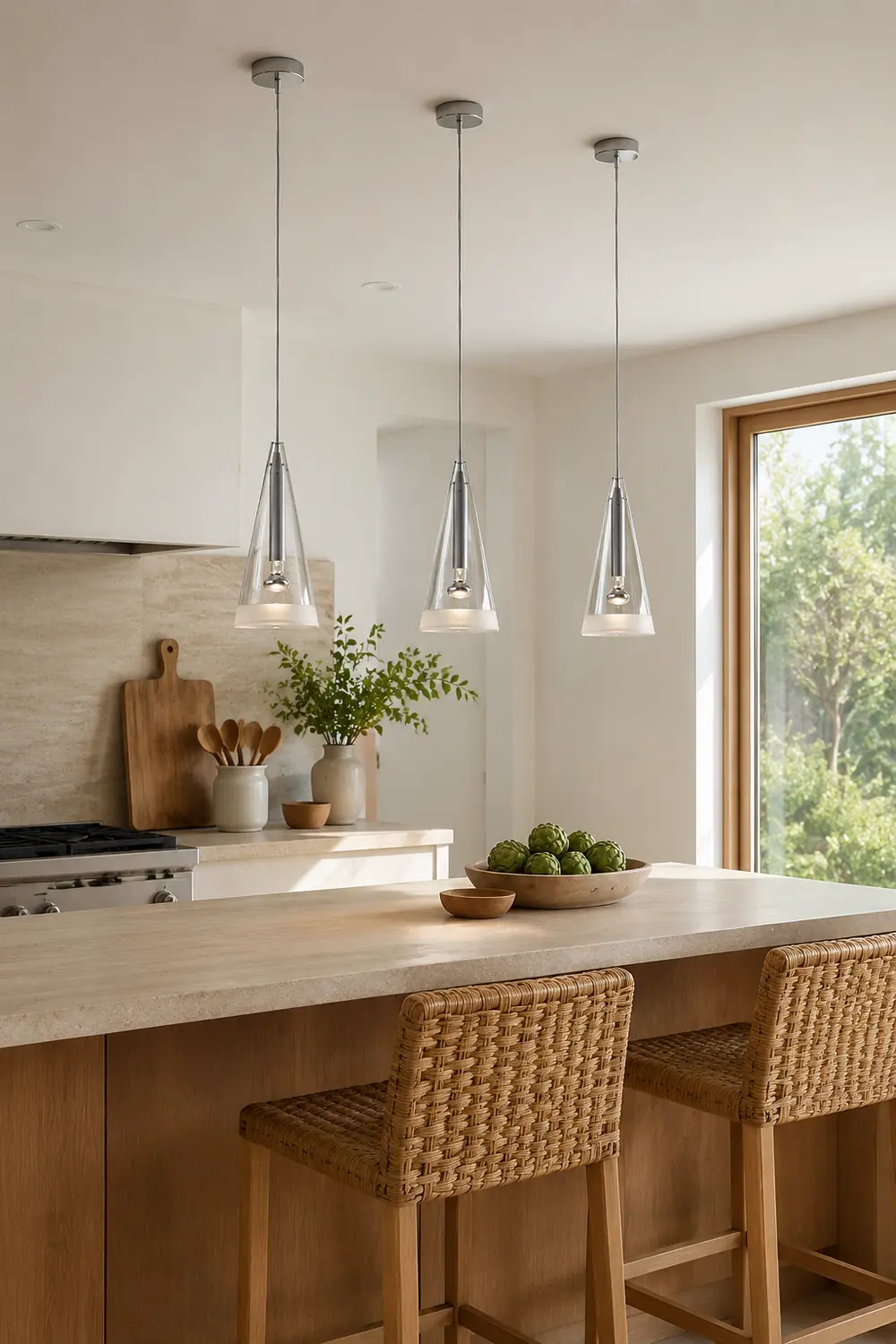 Tuileries Glass Pendant Light - Lumpaz