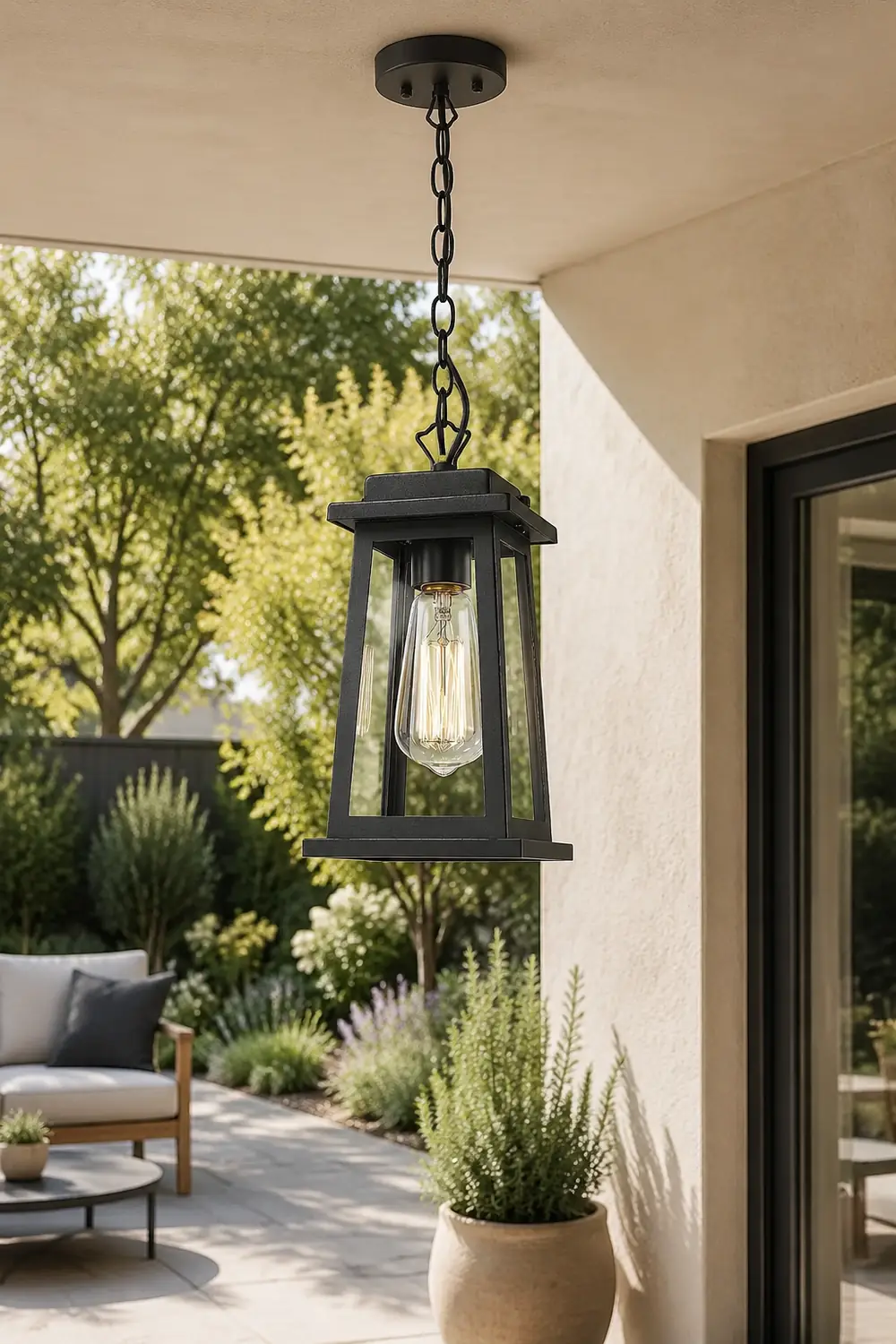 Outdoor Lantern Pendant Lamp - Lumpaz