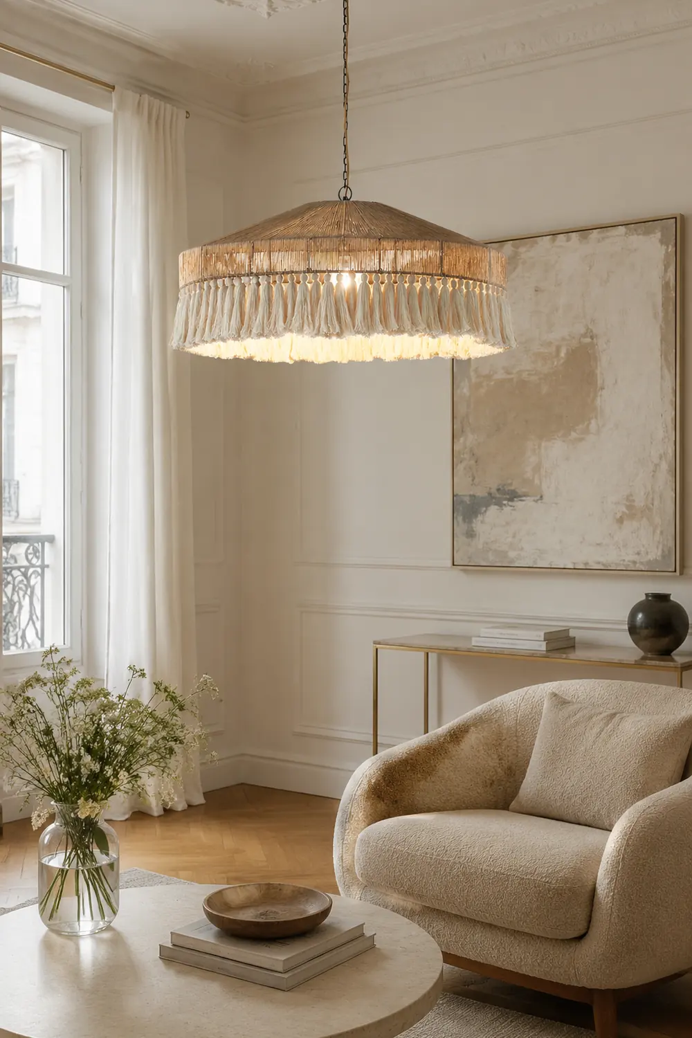 Bohemian Fringe Pendant Lamp - Lumpaz
