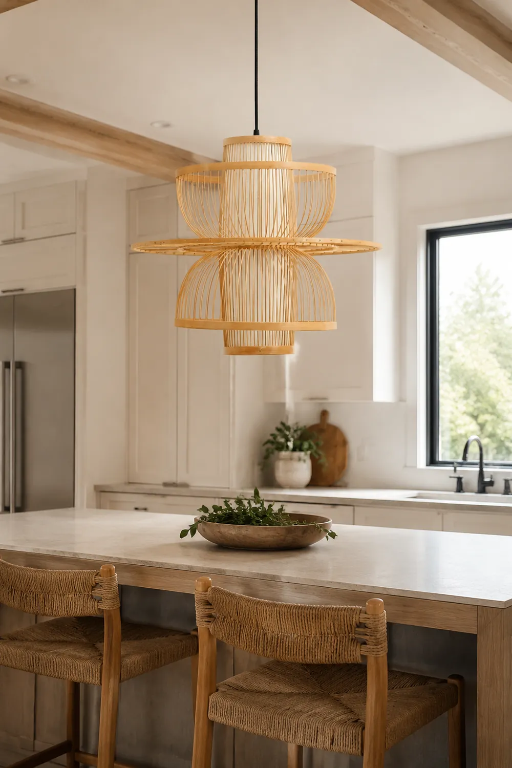 Handmade Sigyn Bamboo Pendant Lamp - Lumpaz