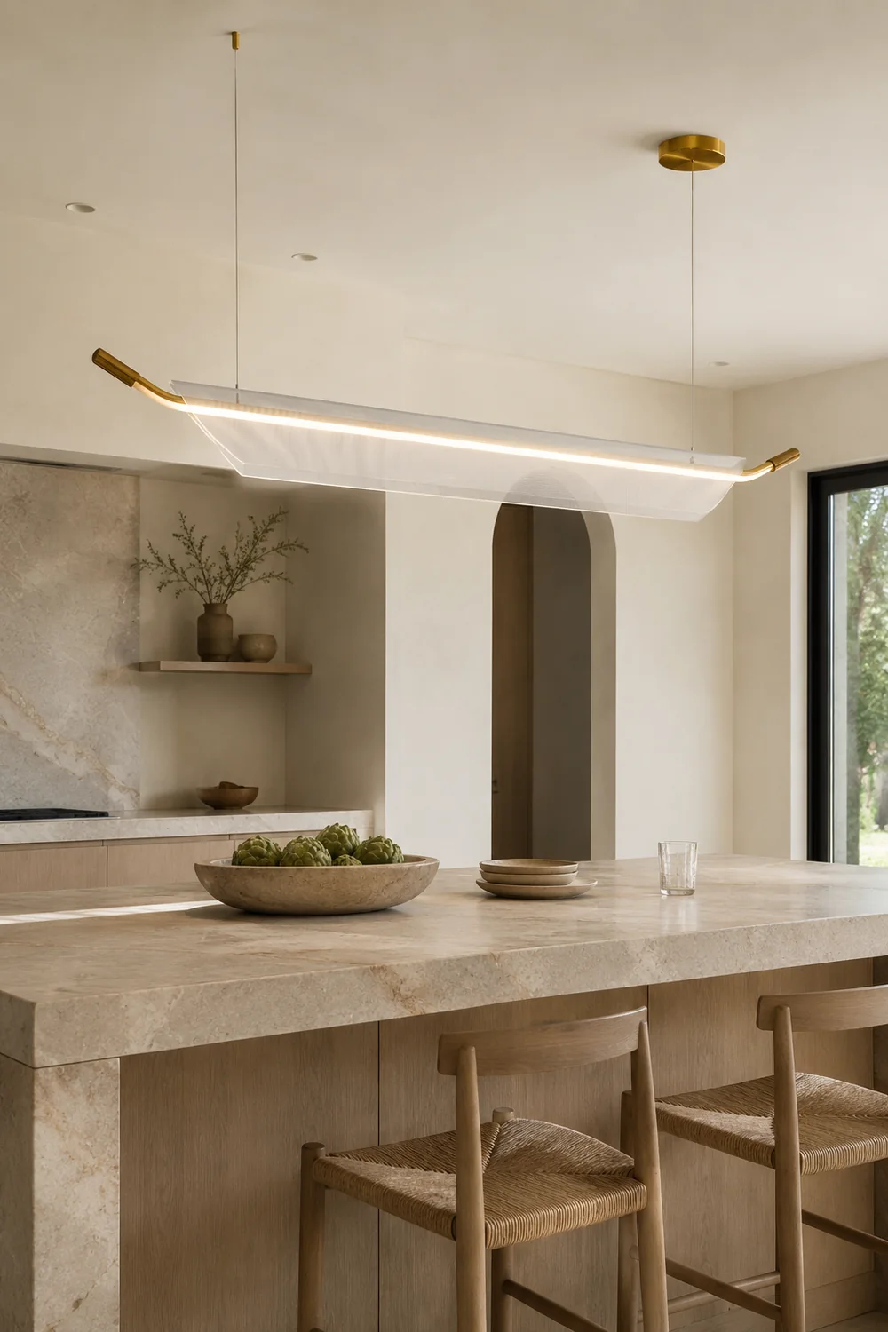 One Word Acrylic Pendant Light - Lumpaz