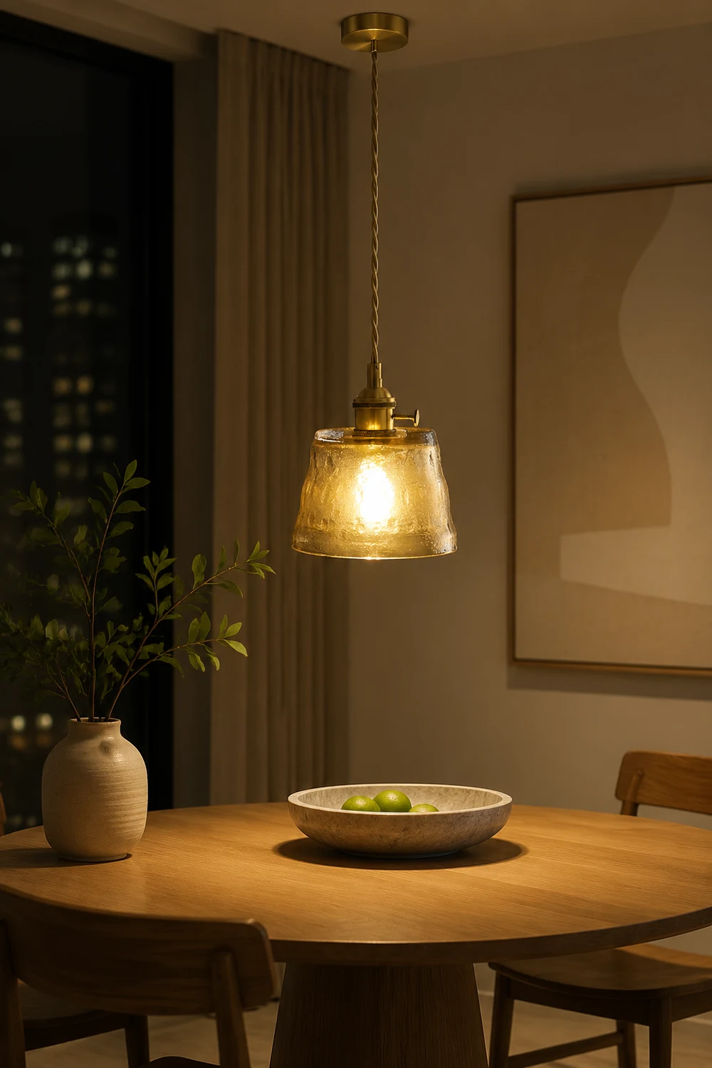 Glass Cup Pendant Lamp - Lumpaz