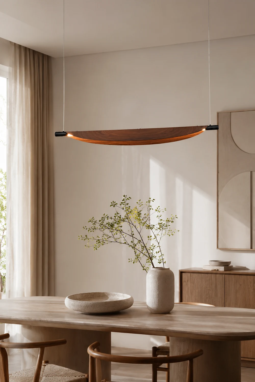 Sleek Board Pendant Lamp - Lumpaz