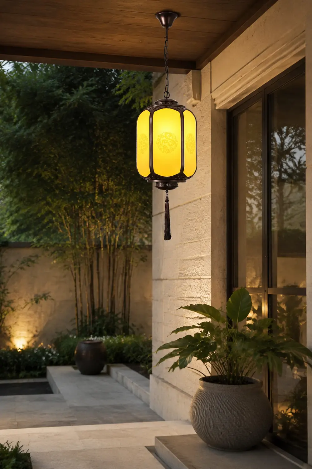 Antique Lantern Pendant Light - Lumpaz
