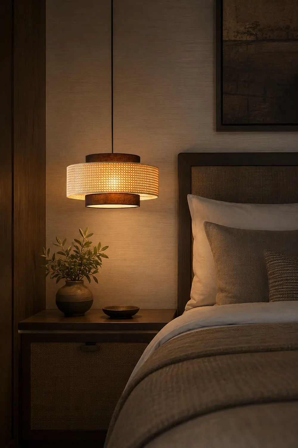 Drum Shade Pendant Light - Lumpaz