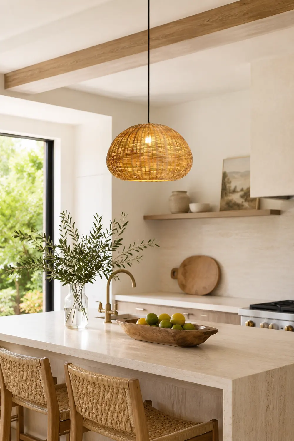 Bamboo Camden Pendant Light - Lumpaz