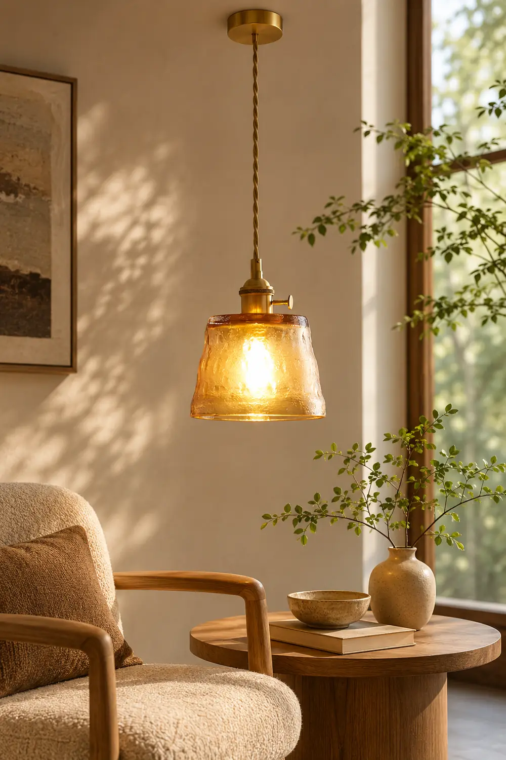 Glass Cup Pendant Lamp - Lumpaz