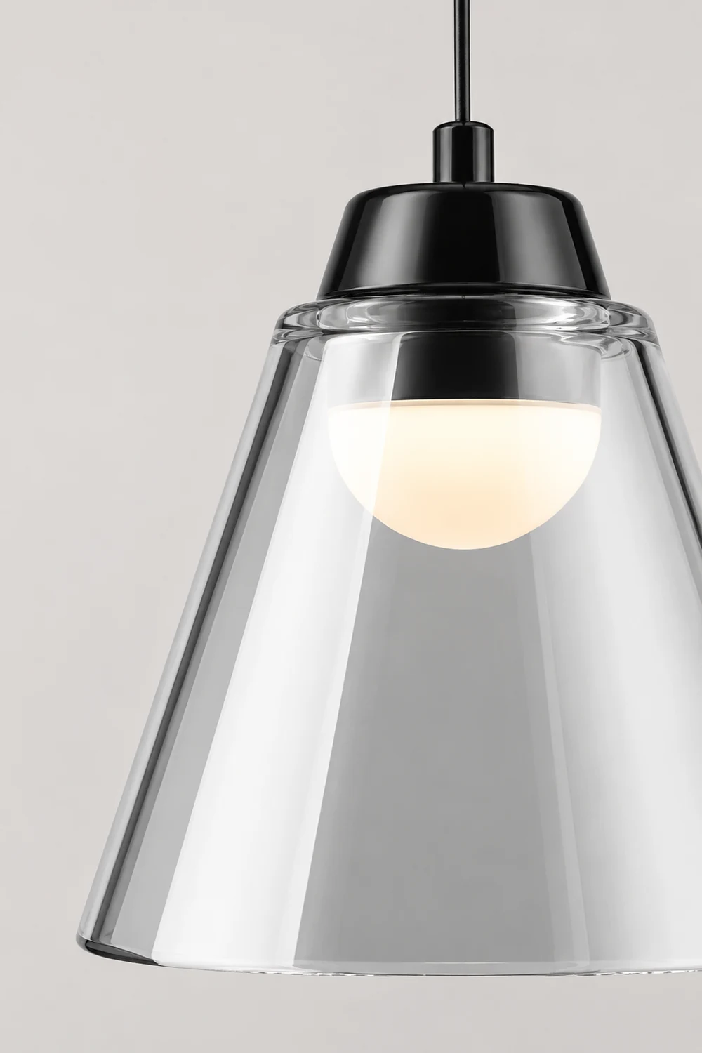 Sculptural Glass Pendant Lamp - Lumpaz