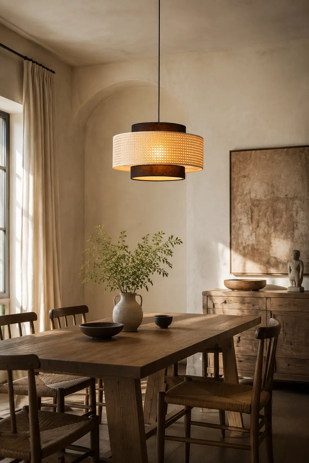 Drum Shade Pendant Light - Lumpaz