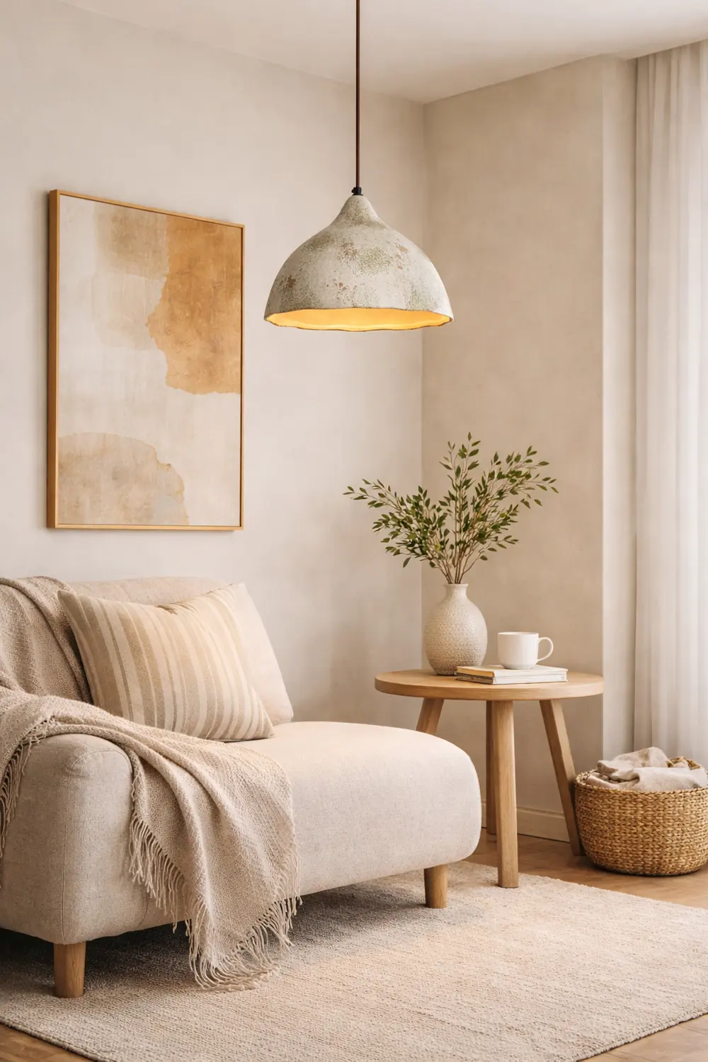 Pear Shape Ceramic Pendant Light - Lumpaz