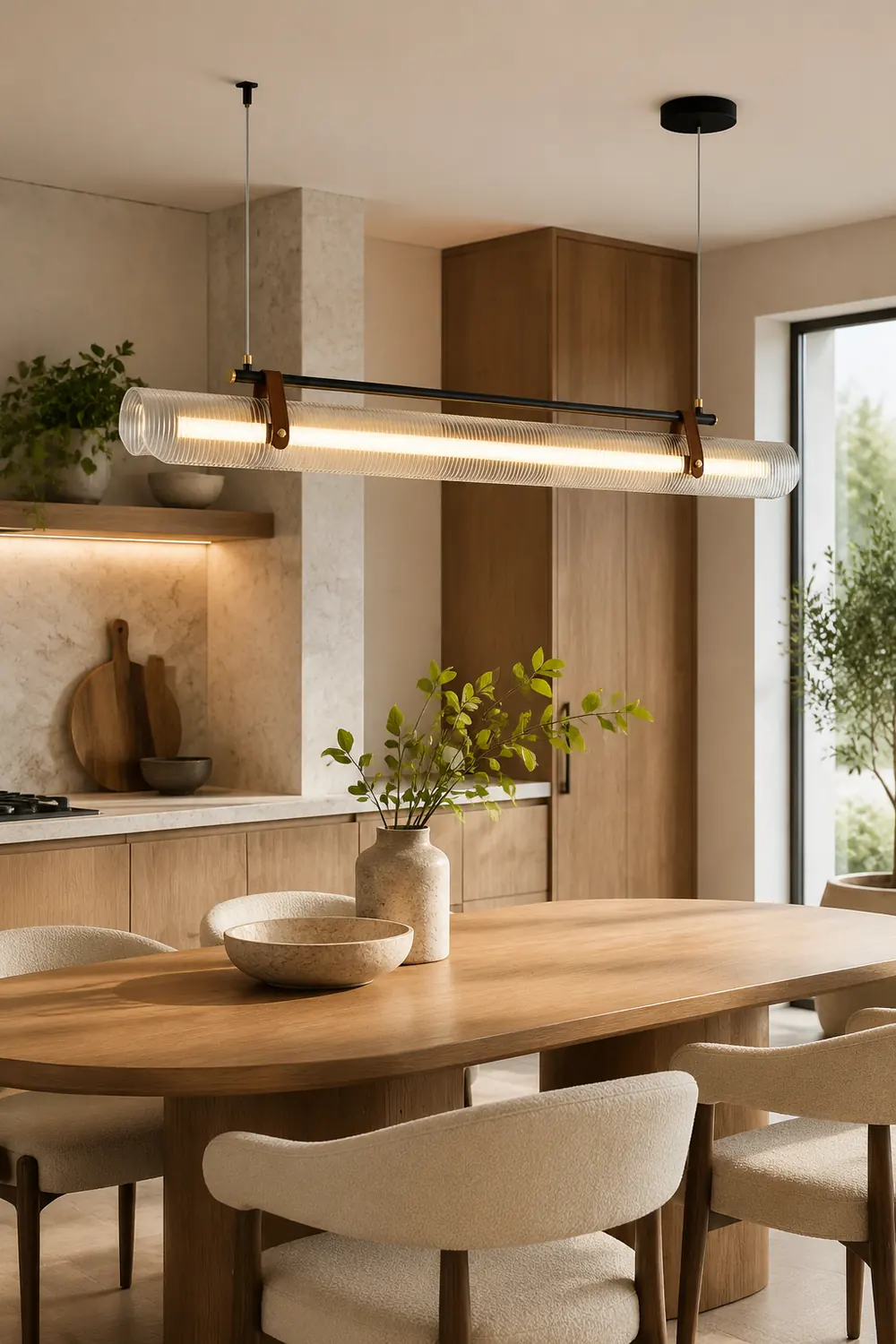 Acrylic Linear Chandelier - Lumpaz