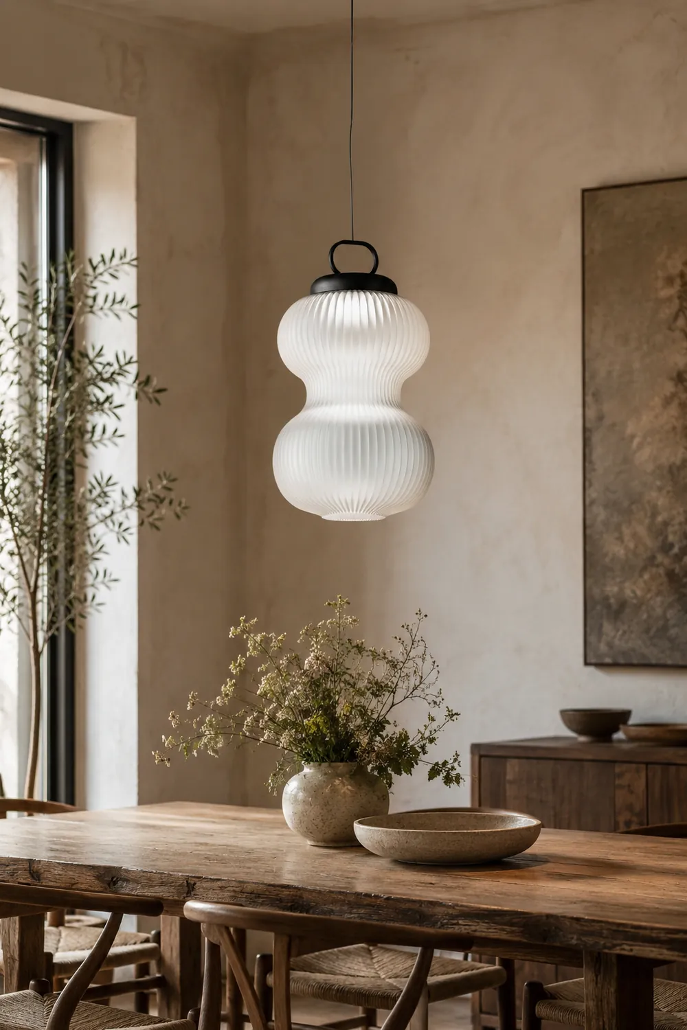 Artistic Gourd Pendant Light - Lumpaz