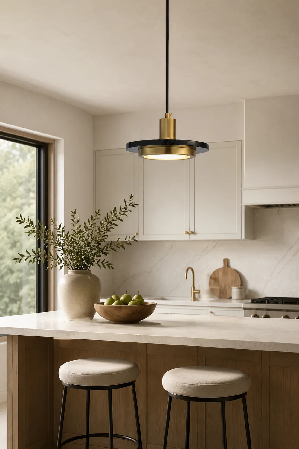 Double Circle Pendant Light - Lumpaz