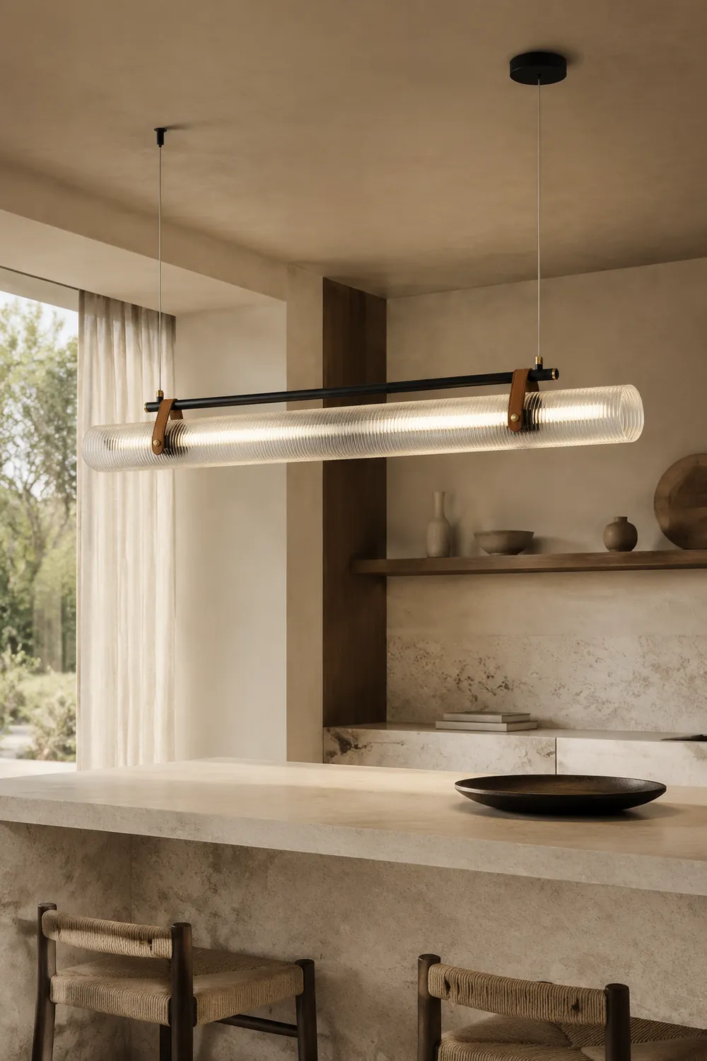 Acrylic Linear Chandelier - Lumpaz