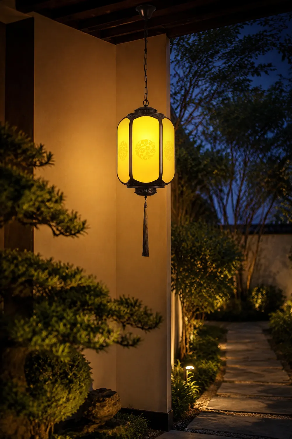 Antique Lantern Pendant Light - Lumpaz