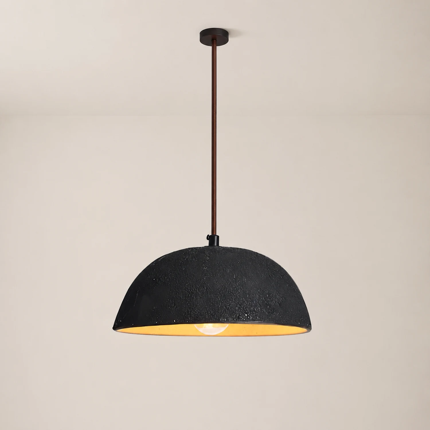 Black Arch Ceramic Pendant Lamp - Lumpaz