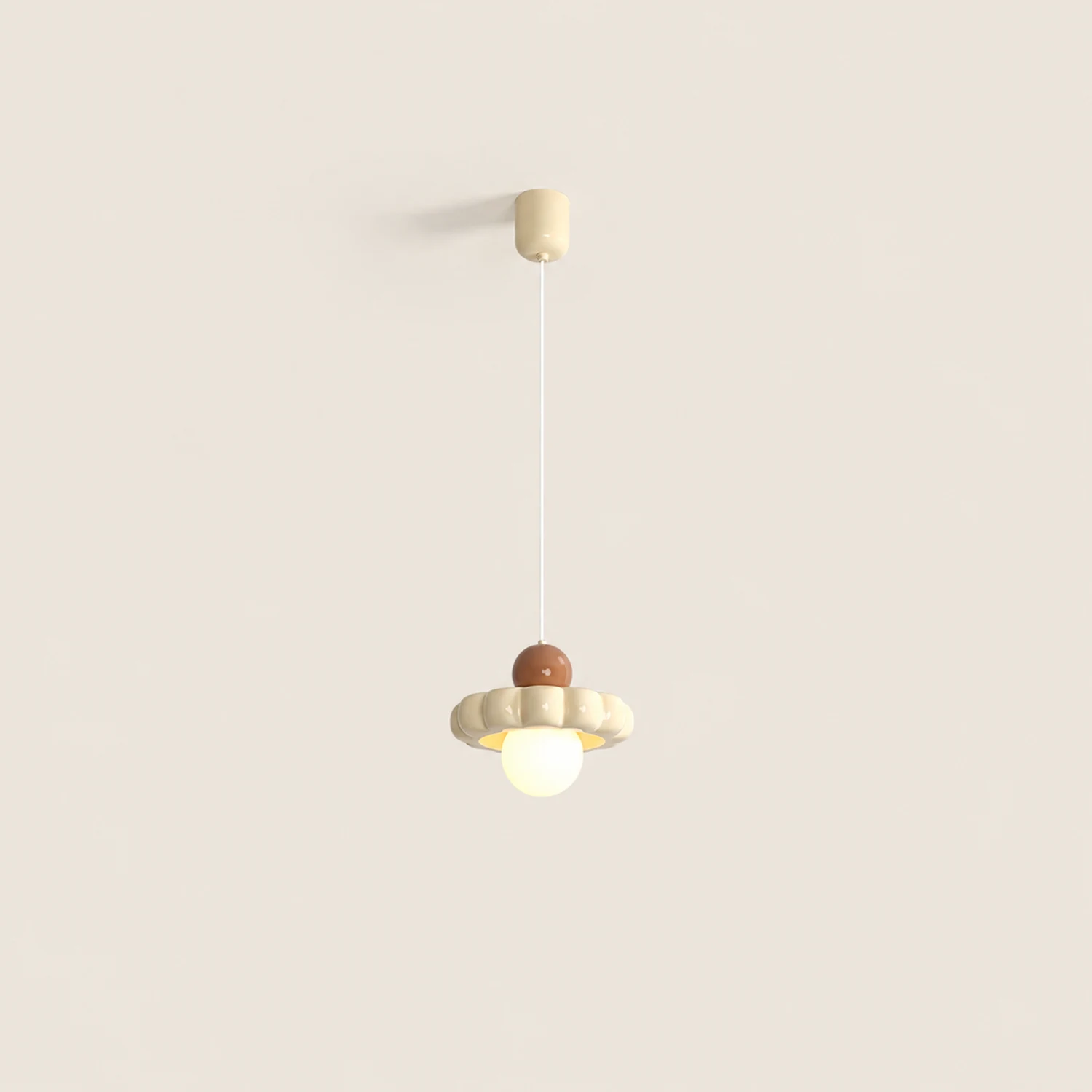 Cream Cloud Pendant Lamp - Lumpaz