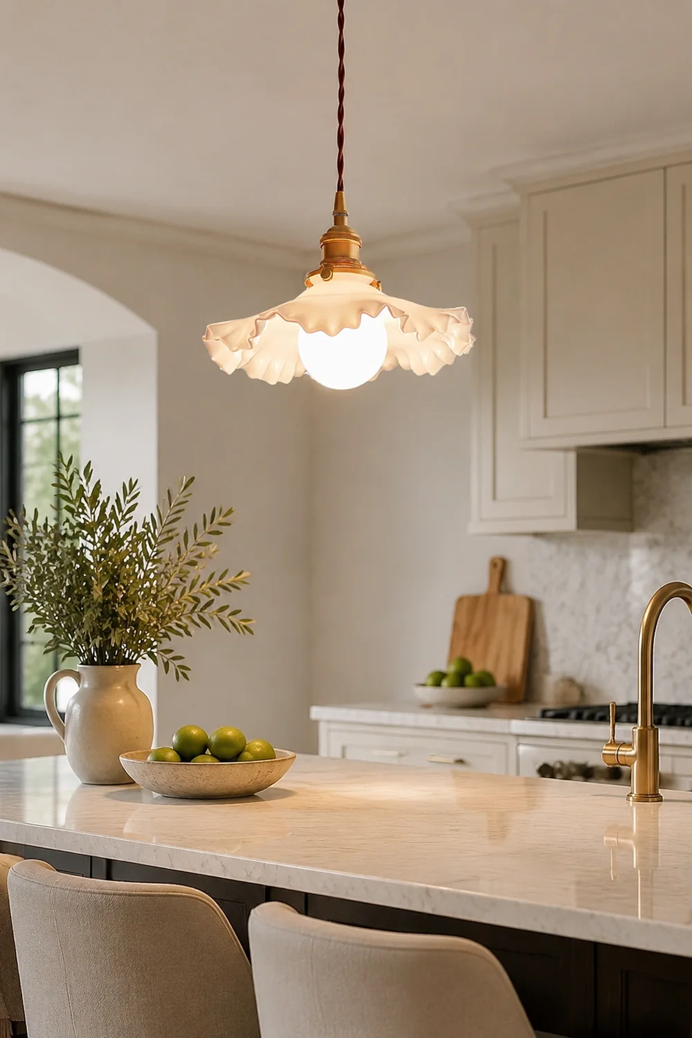 Small Floral Pendant Lamp - Lumpaz