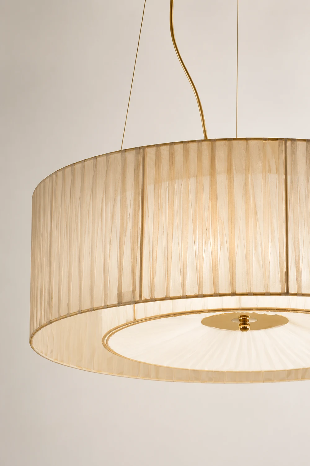 Ruffle Pleated Pendant Lamp - Lumpaz