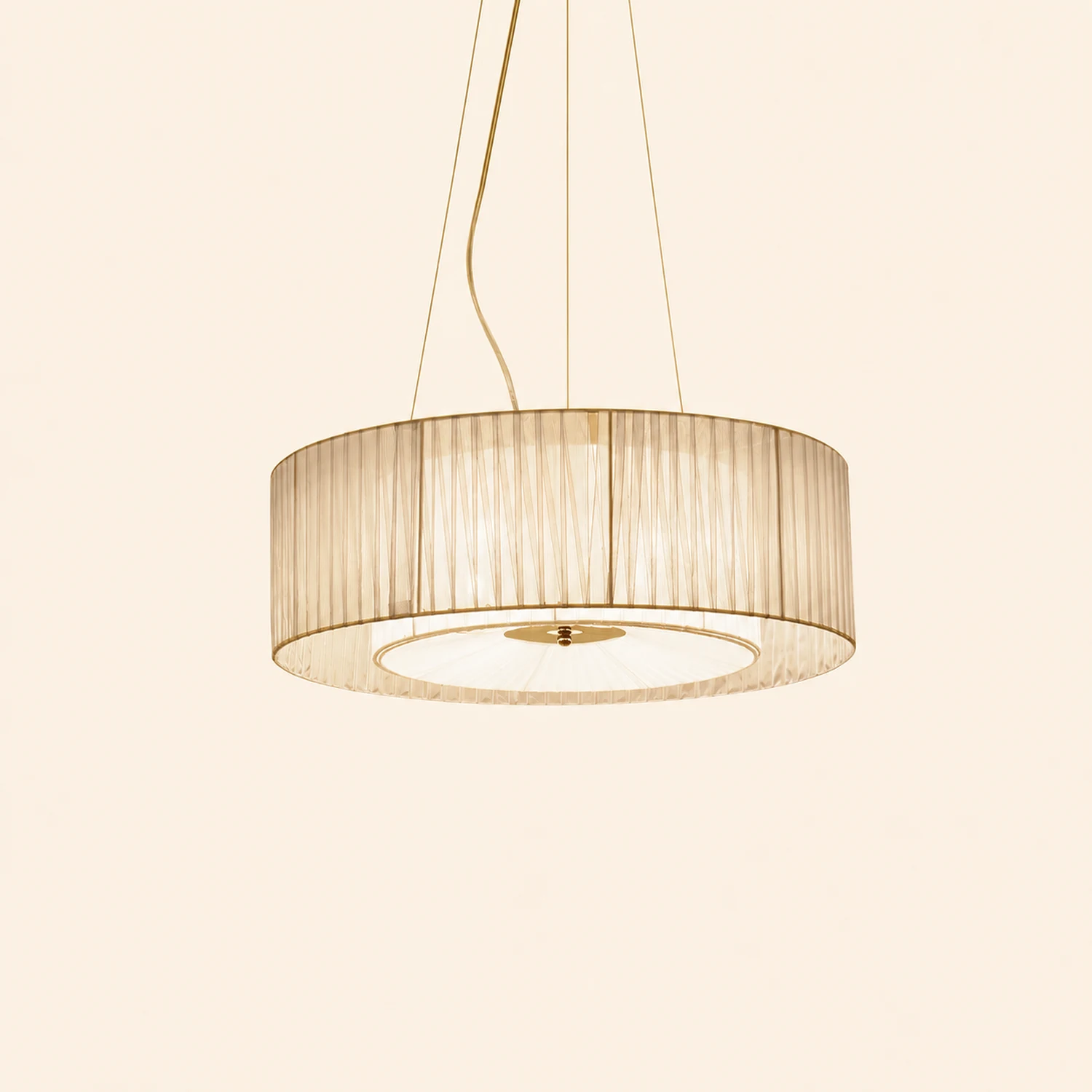 Ruffle Pleated Pendant Lamp - Lumpaz