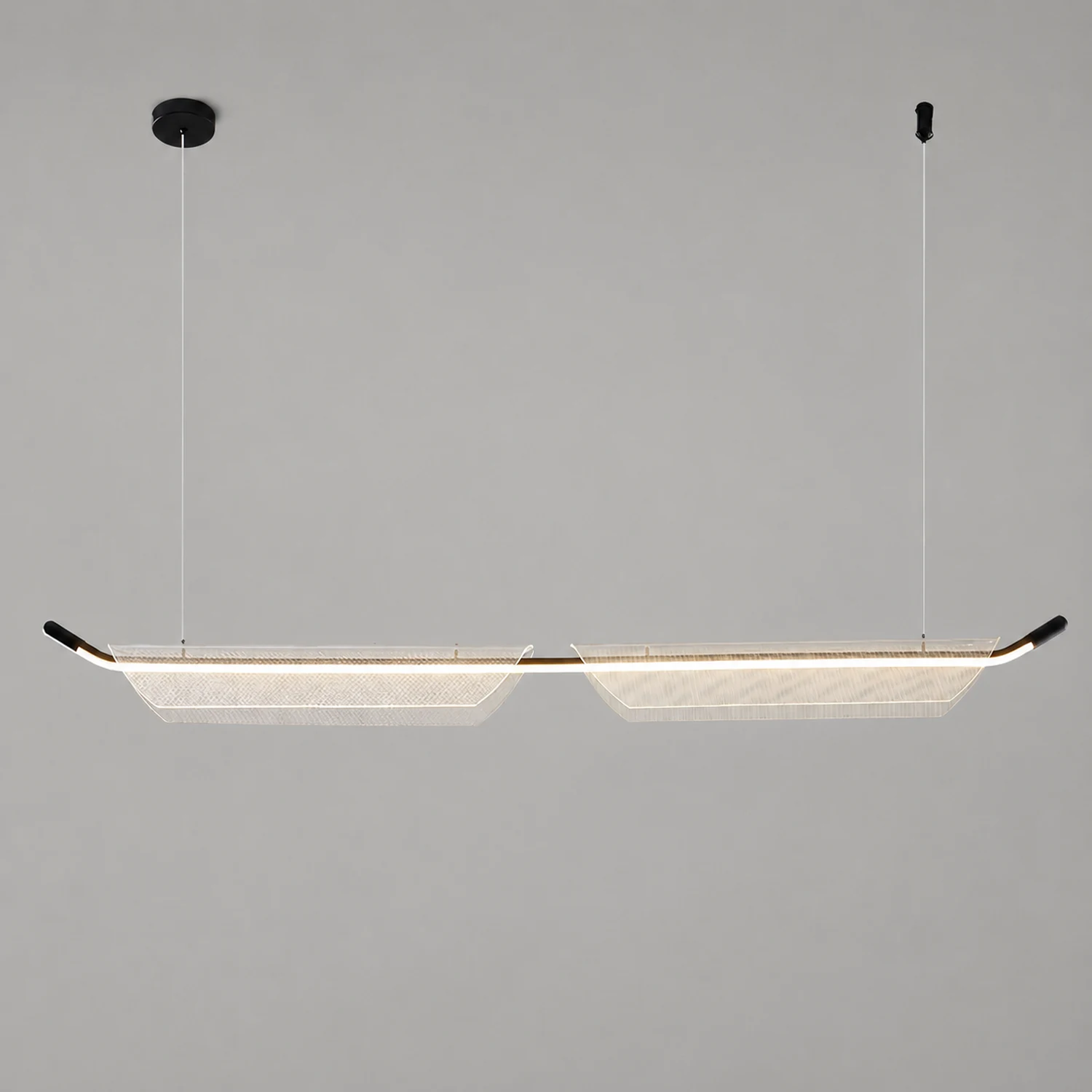 Two Boats Acrylic Pendant Light - Lumpaz