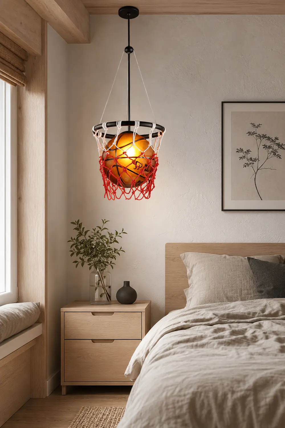 Basketball Pendant Lamp - Lumpaz