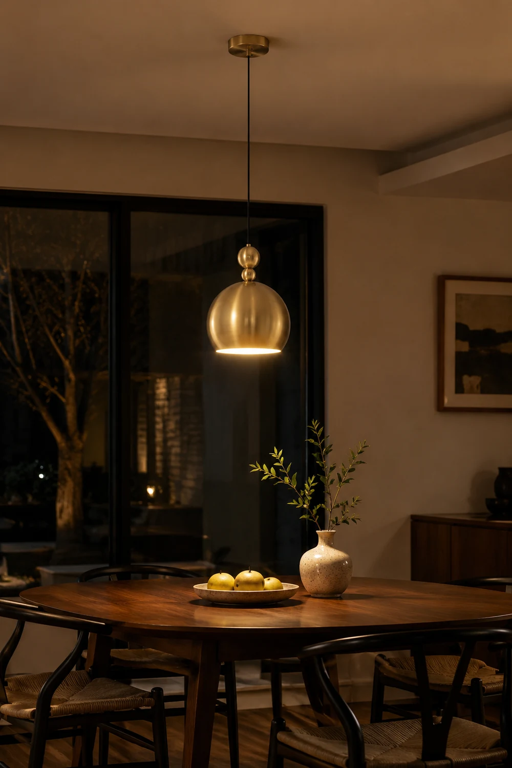 Palla Brass Pendant Lamp - Lumpaz