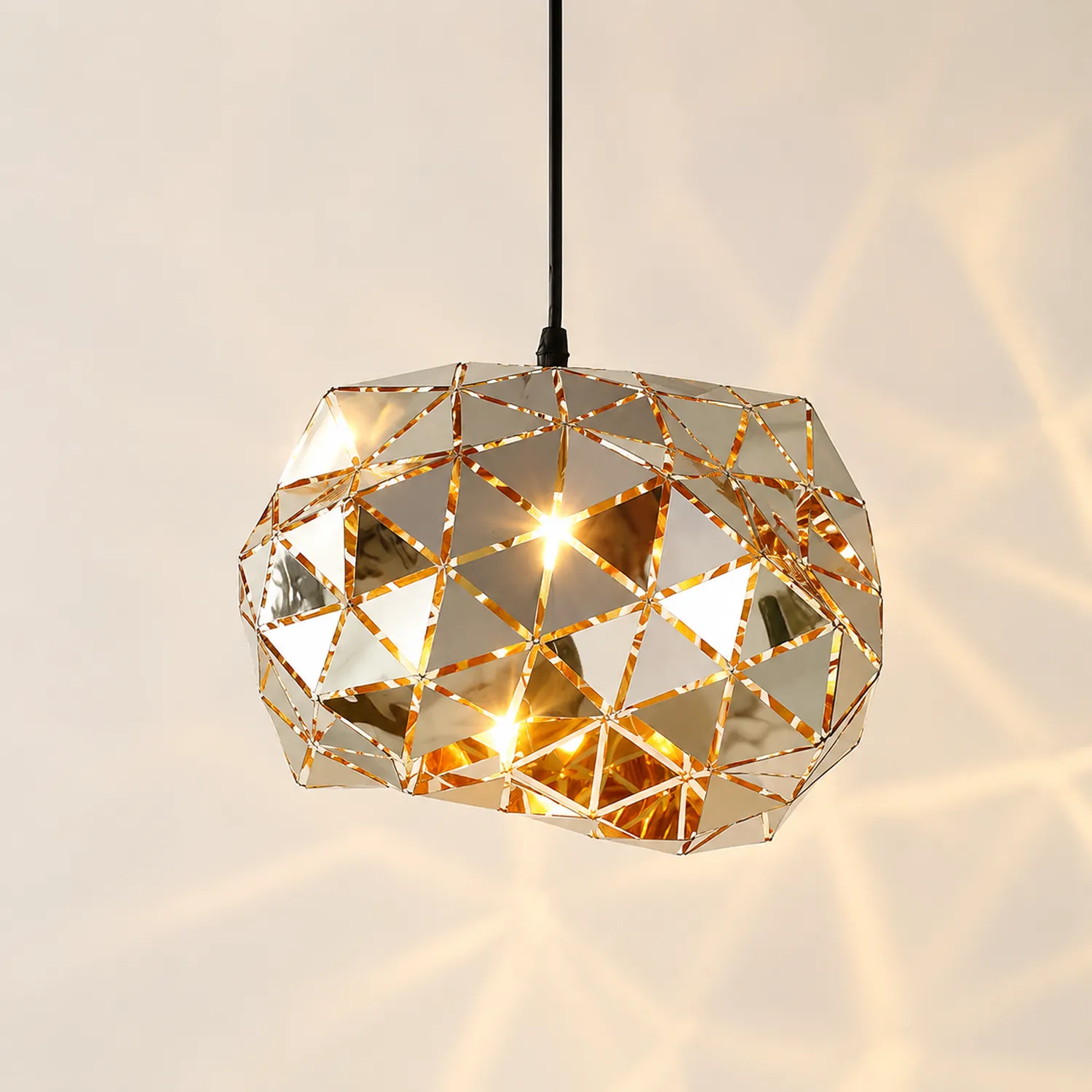 Geometric Panel Pendant Lamp - Lumpaz