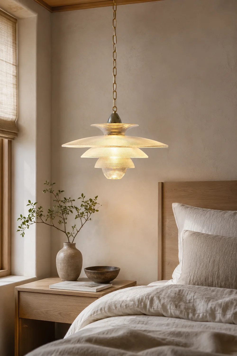 Grid Glass Pendant Light - Lumpaz