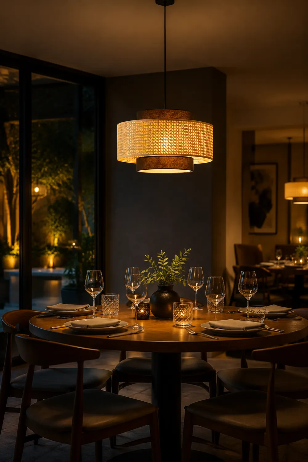 Drum Shade Pendant Light - Lumpaz