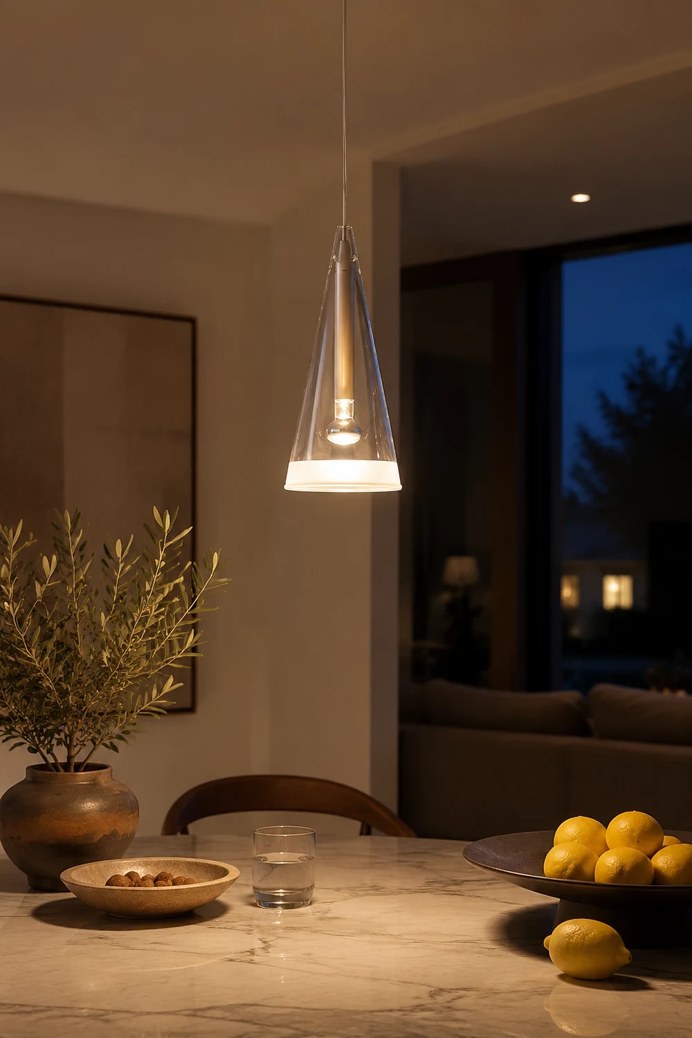 Tuileries Glass Pendant Light - Lumpaz