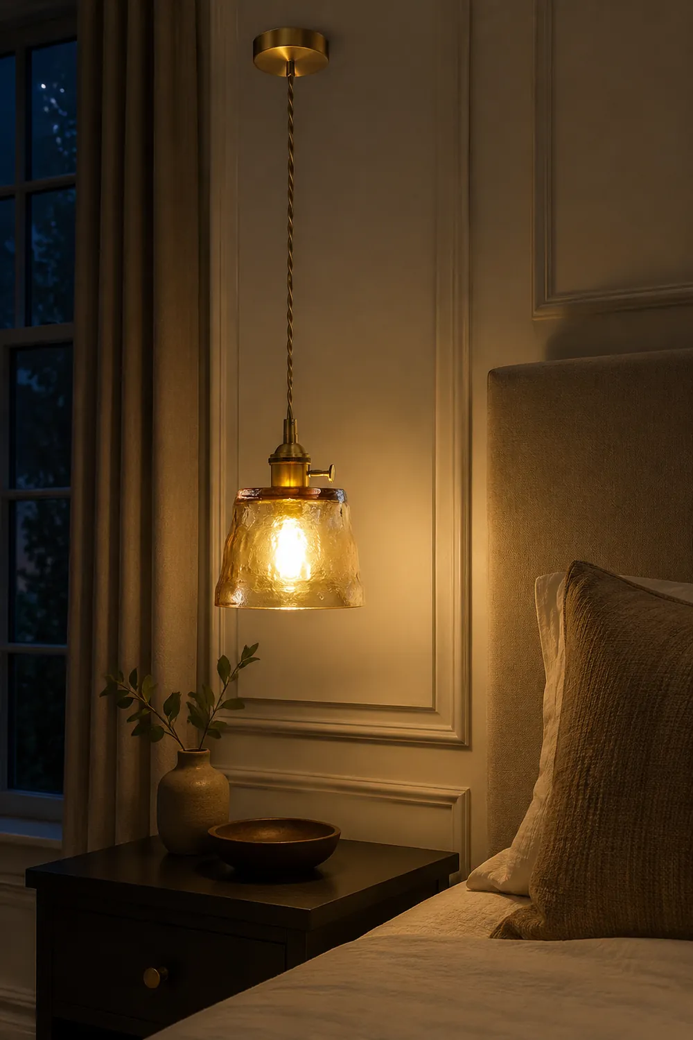 Glass Cup Pendant Lamp - Lumpaz