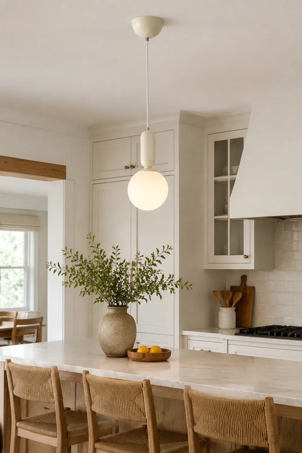 Glass Globe Ball Pendant Light - Lumpaz