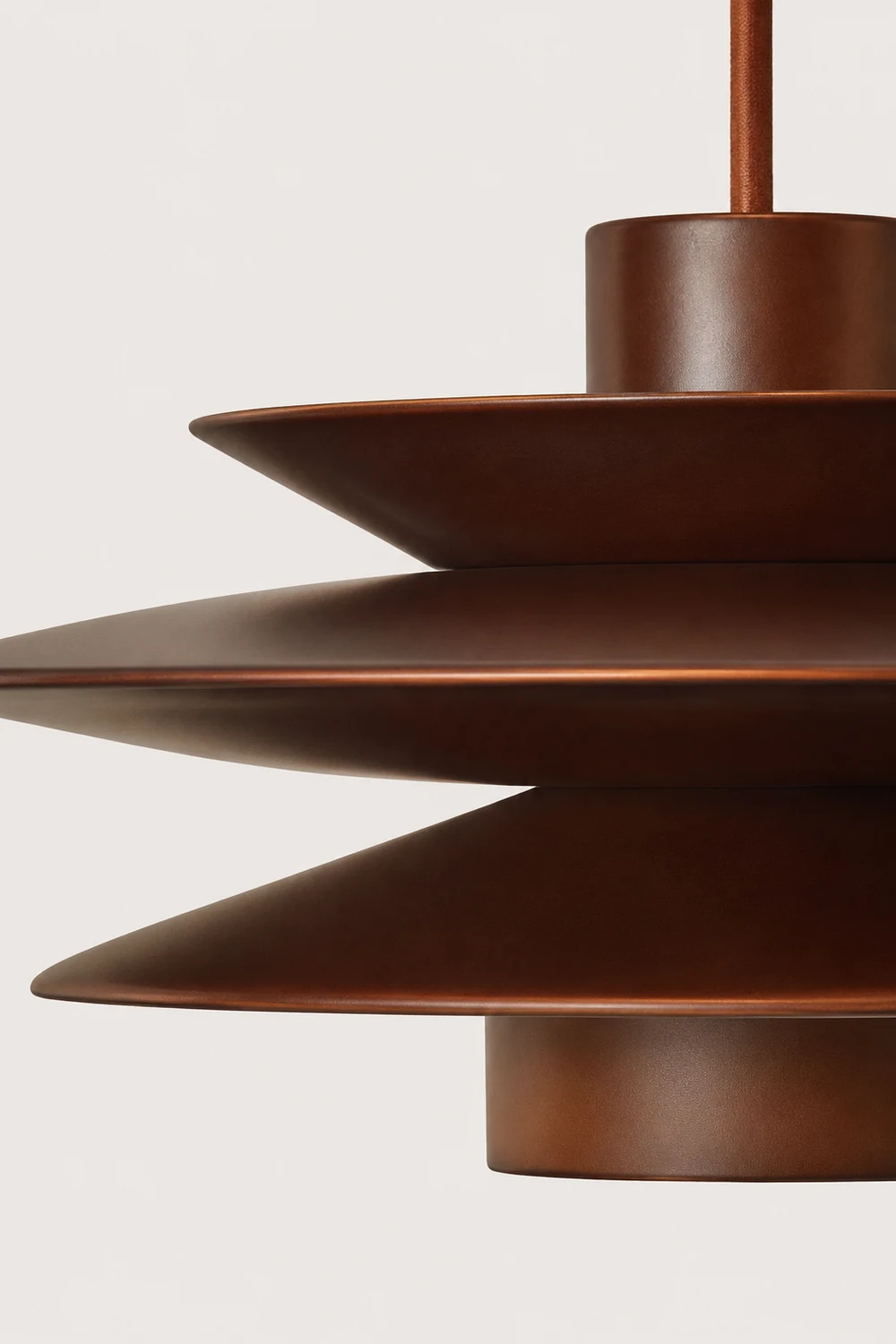 Cascade Wooden Disc Pendant Lamp - Lumpaz