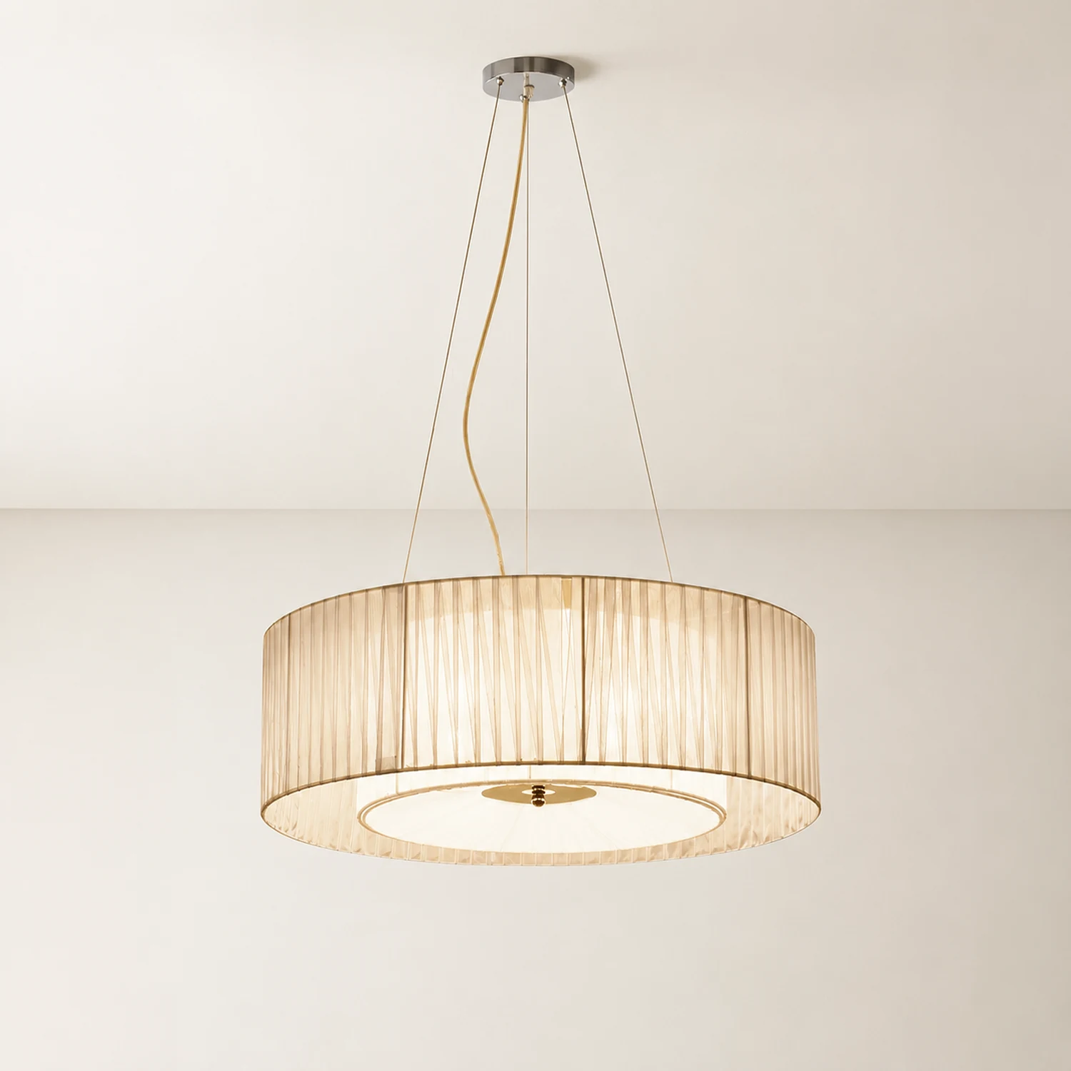 Ruffle Pleated Pendant Lamp - Lumpaz