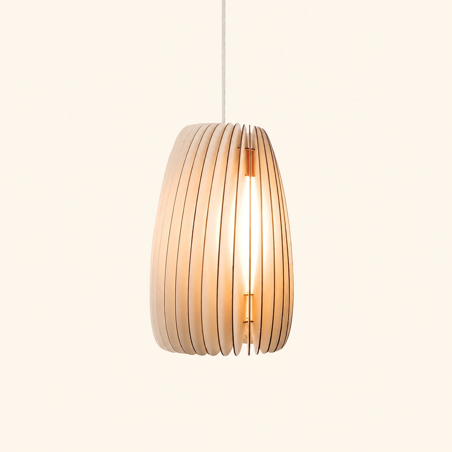 Wooden Orb Pendant Lamp - Lumpaz