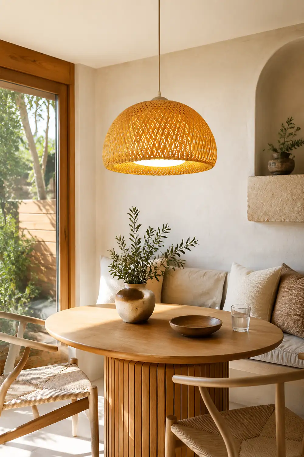 Zenith Bamboo Pendant Light - Lumpaz
