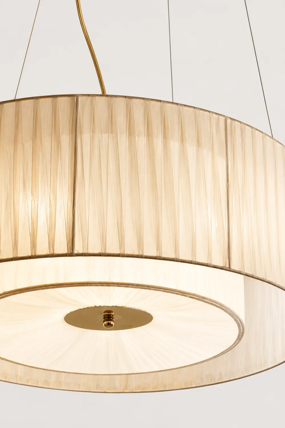 Ruffle Pleated Pendant Lamp - Lumpaz