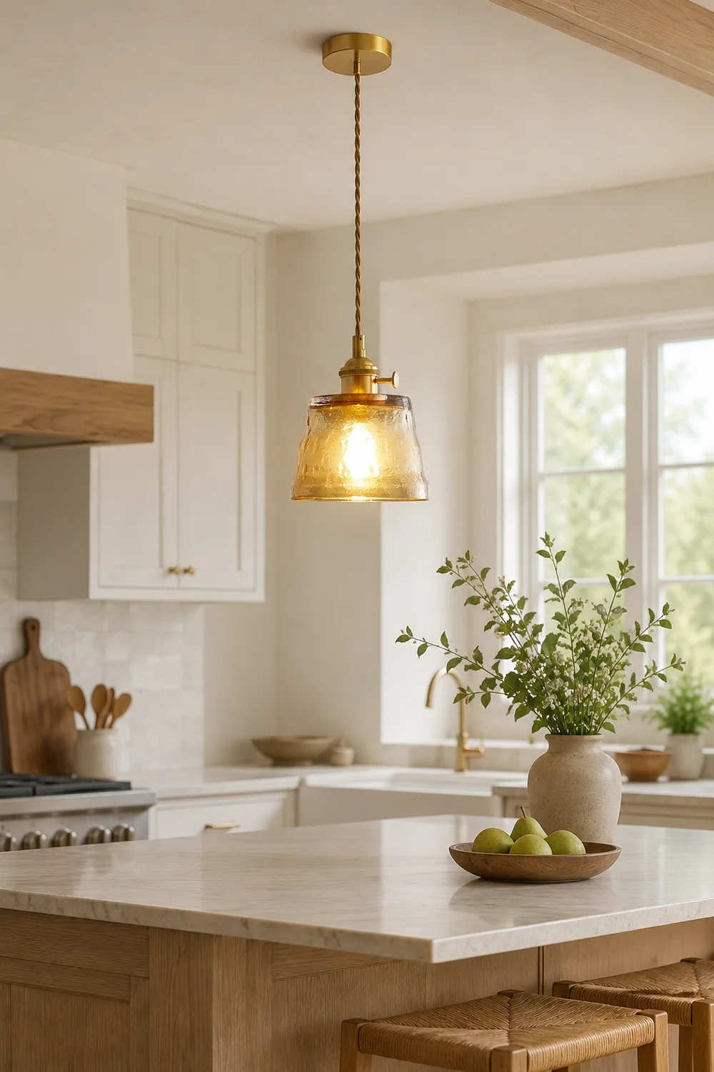 Glass Cup Pendant Lamp - Lumpaz