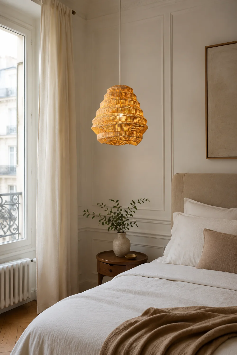 Bamboo Spiral Pendant Lamp - Lumpaz