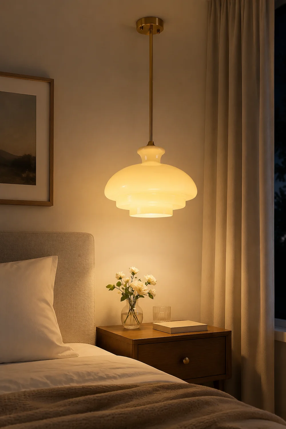 Paolina Glass Pendant Lamp - Lumpaz