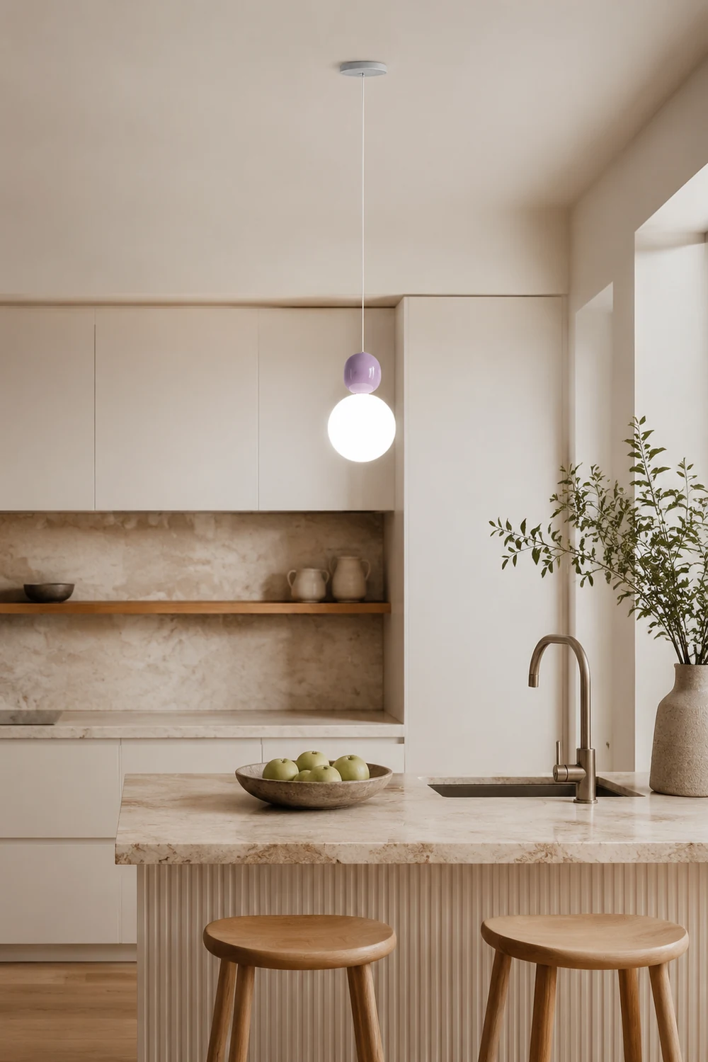 Acrylic Two Ball Pendant Light - Lumpaz