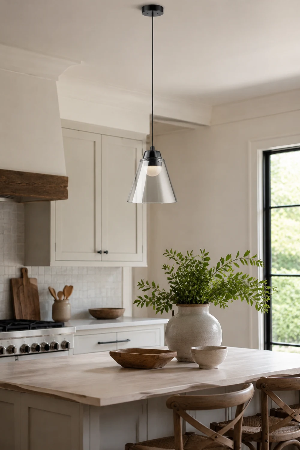 Sculptural Glass Pendant Lamp - Lumpaz