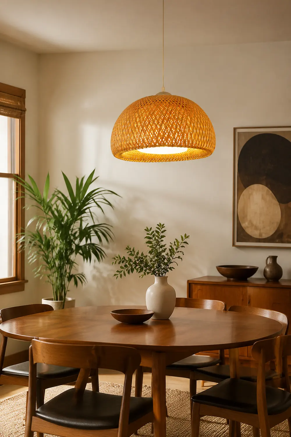Zenith Bamboo Pendant Light - Lumpaz