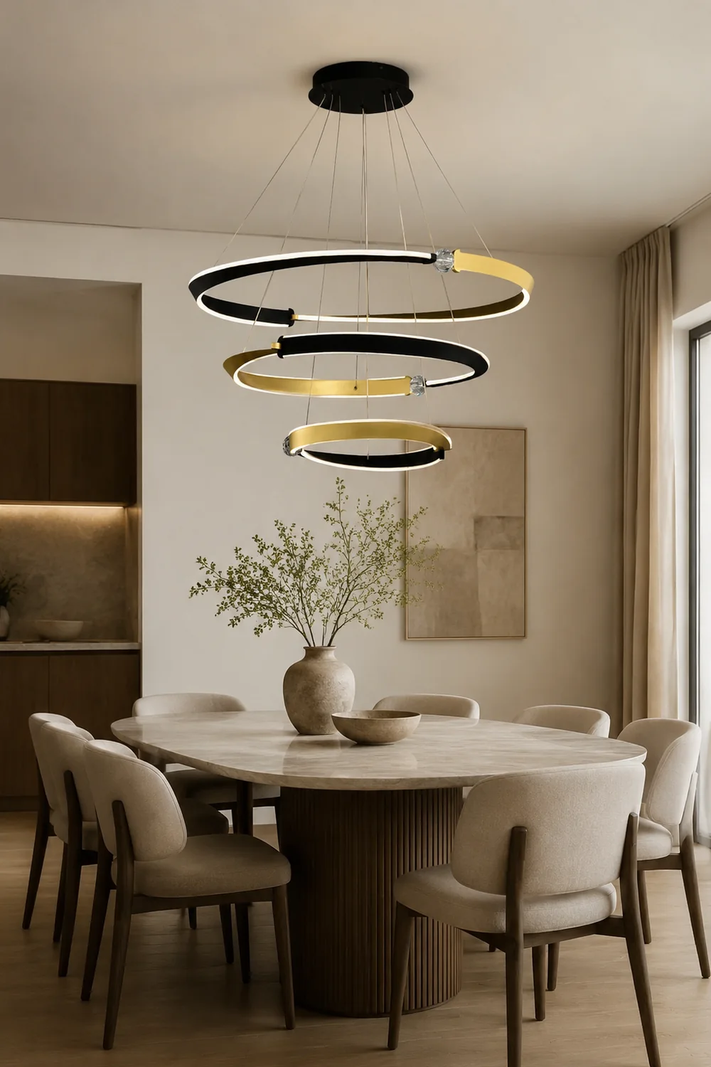 Beliani LED Pendant Light - Lumpaz