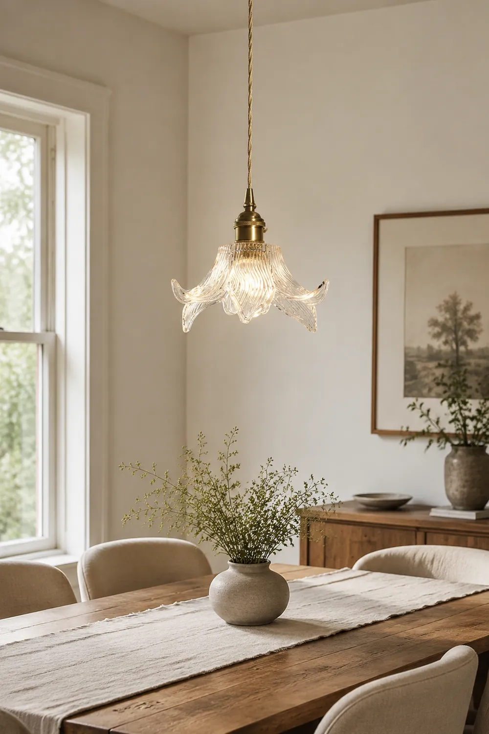 Transparent Crystal Pendant Light - Lumpaz