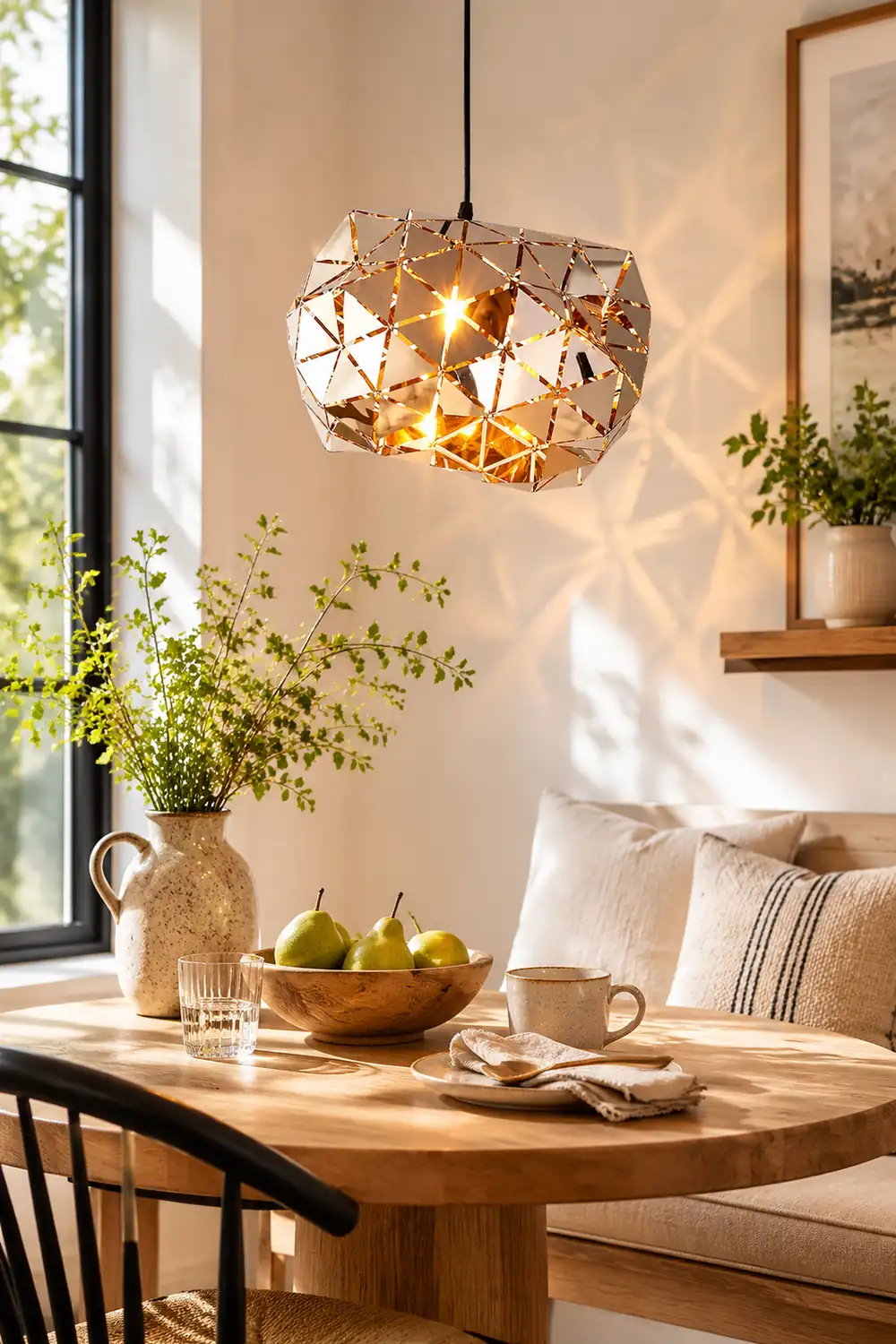 Geometric Panel Pendant Lamp - Lumpaz