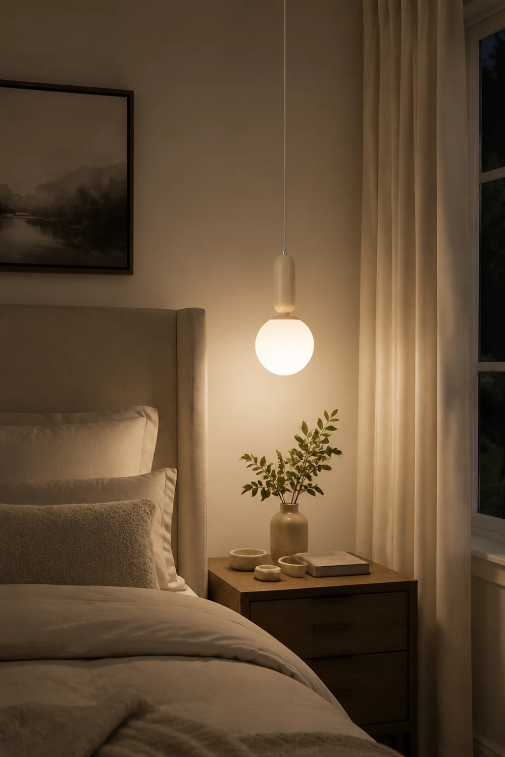 Glass Globe Ball Pendant Light - Lumpaz