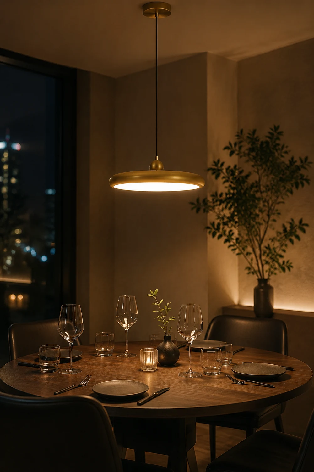Thin Disc Pendant Lamp - Lumpaz