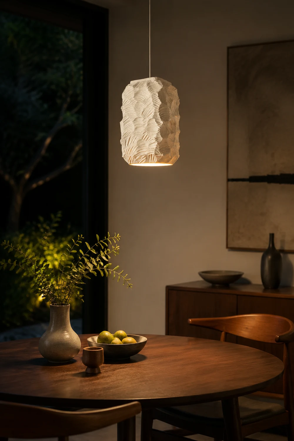 Resin Geometry Pendant Lamp - Lumpaz